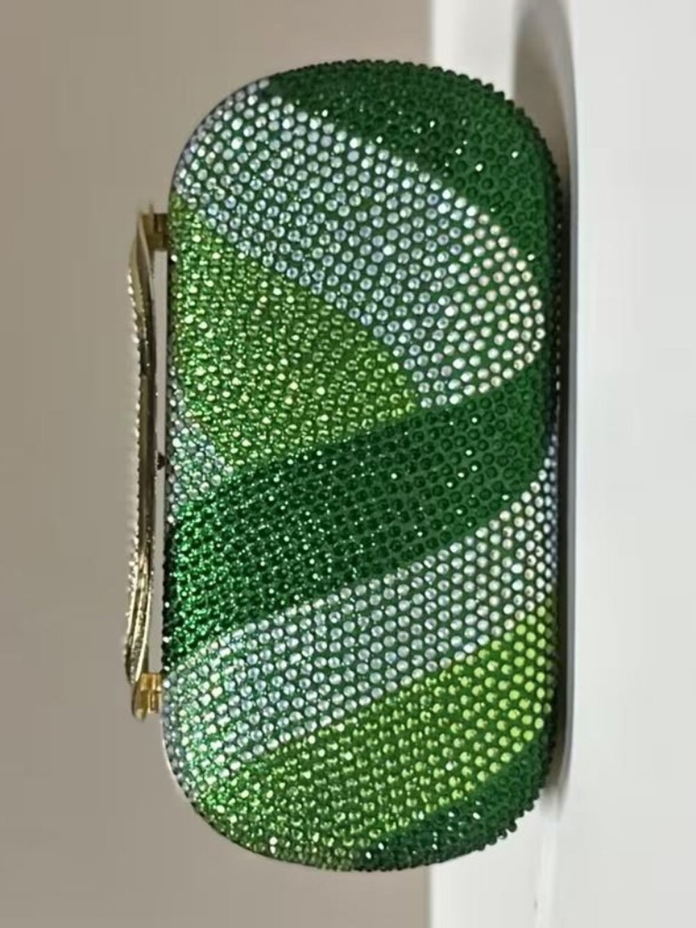 GREEN WAVE EVENING BAG